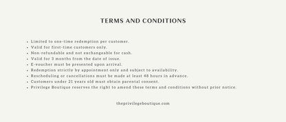 Privilege Boutique DUALSONIC Power-Lift Facial E-Voucher