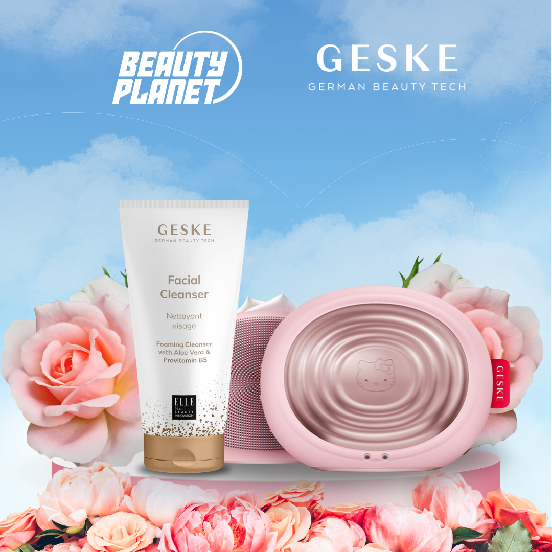 Hello Kitty Geske Sonic Facial Brush &amp; Facial Cleanser