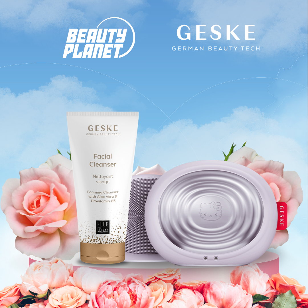 Hello Kitty Geske Sonic Facial Brush &amp; Facial Cleanser