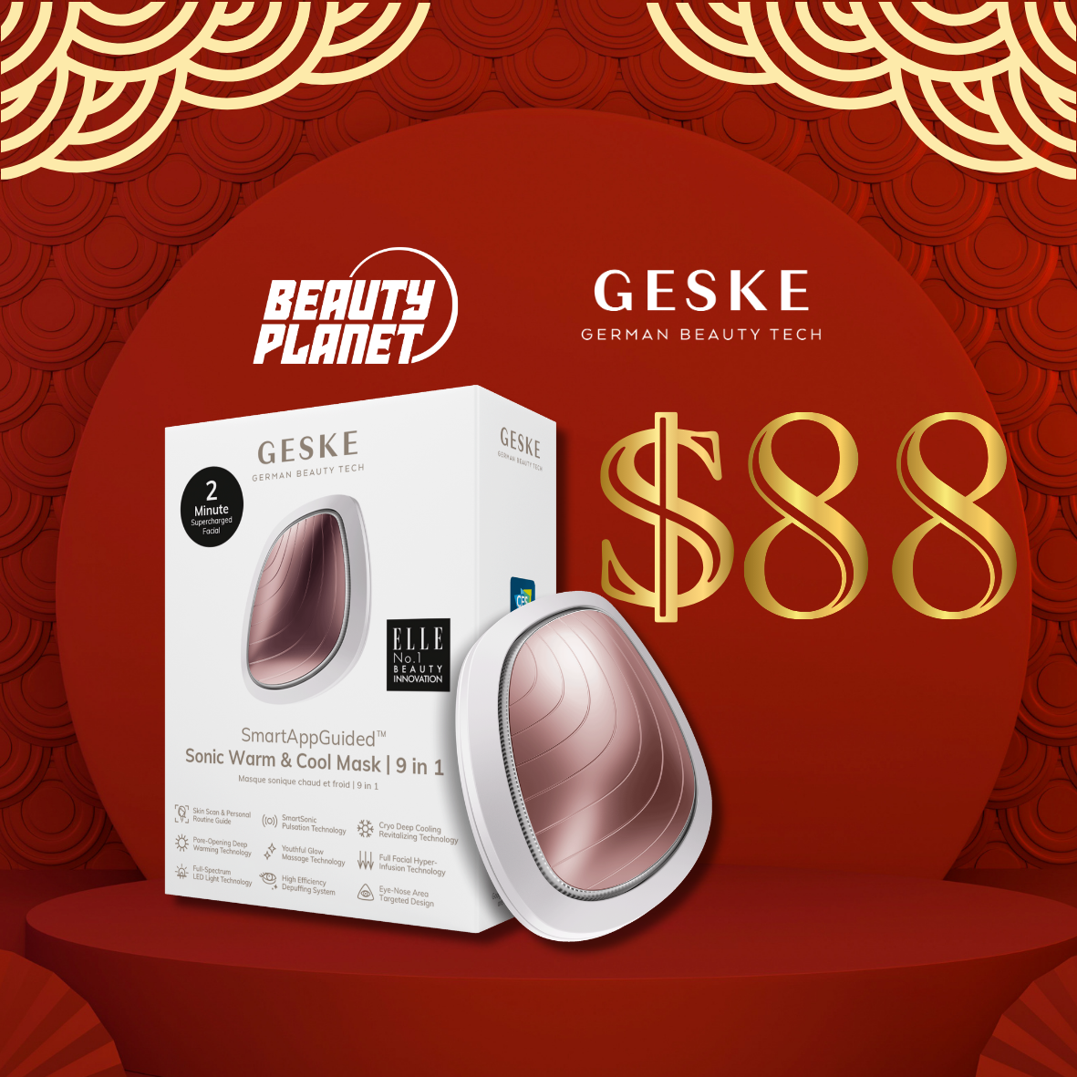 Geske Sonic Warm &amp; Cool Mask | 9 in 1