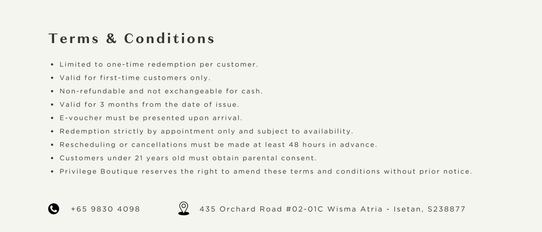 Privilege Boutique 1 FOR 1 Yang Sheng Massage $68