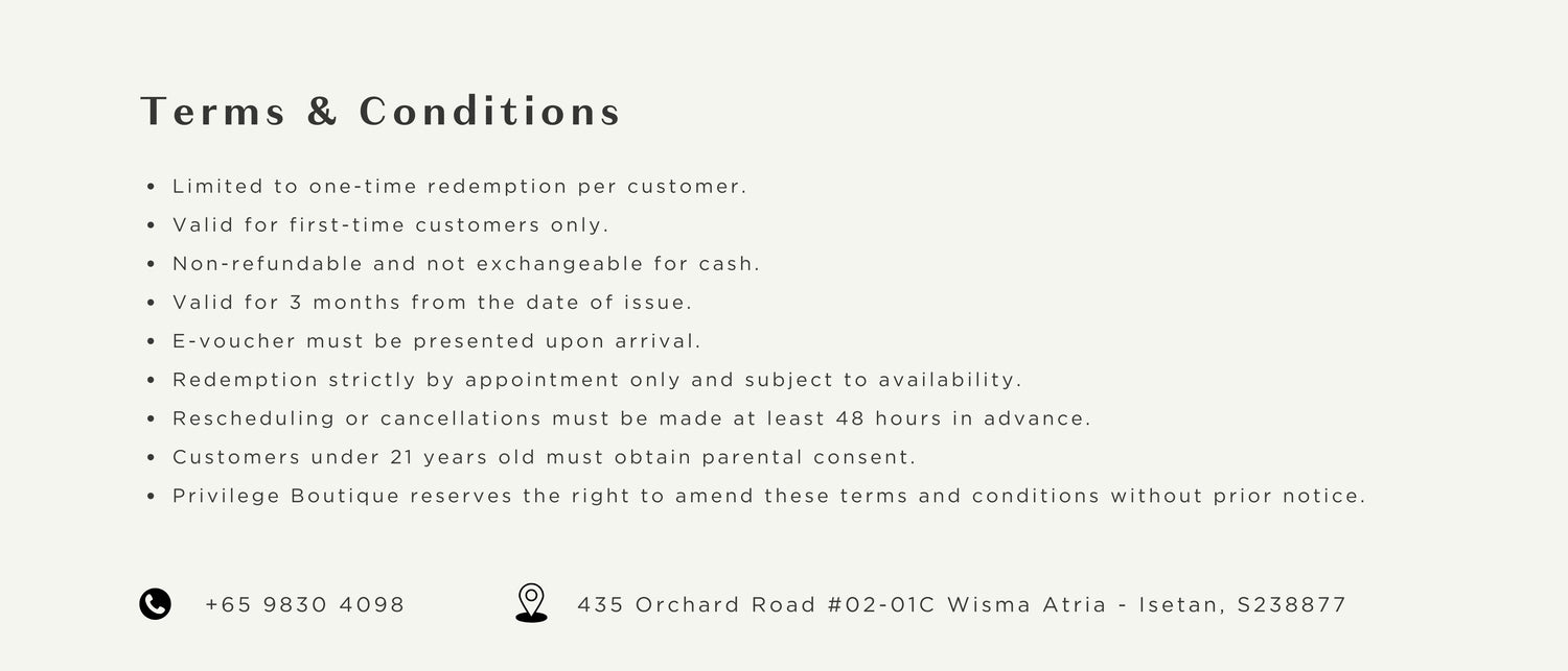 Privilege Boutique 1 FOR 1 Yang Sheng Massage $68